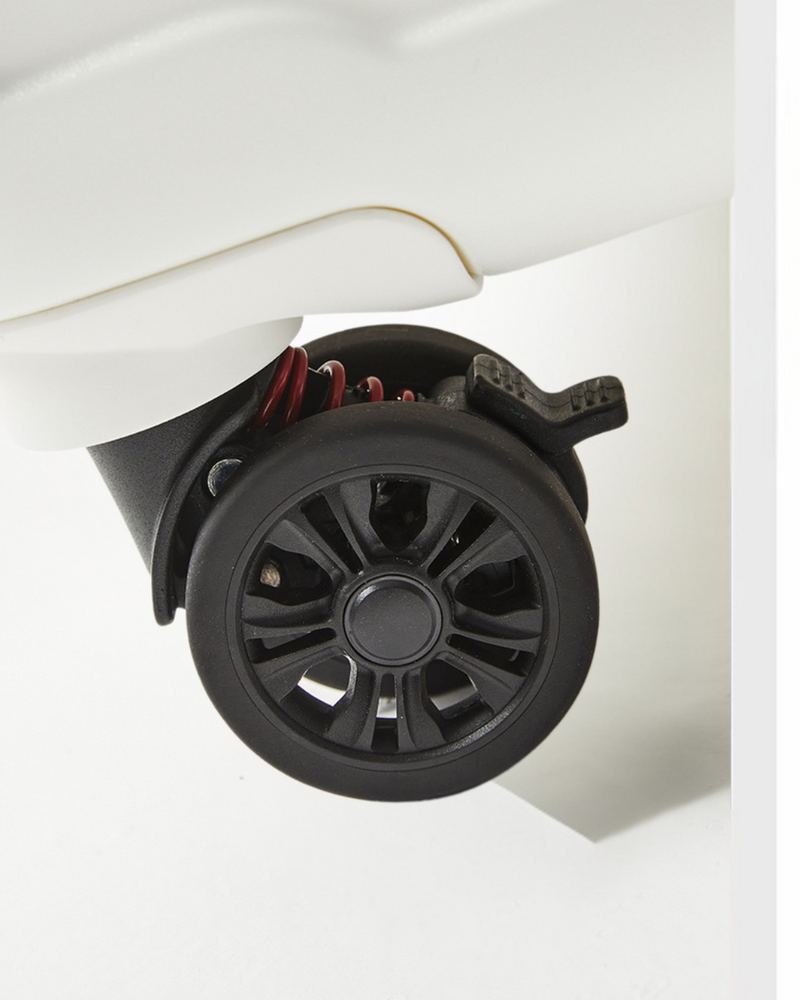 Spring-Shock-Absorbing Brake Wheel