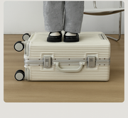 Aluminum Frame Carry-On with USB & Cup Holder