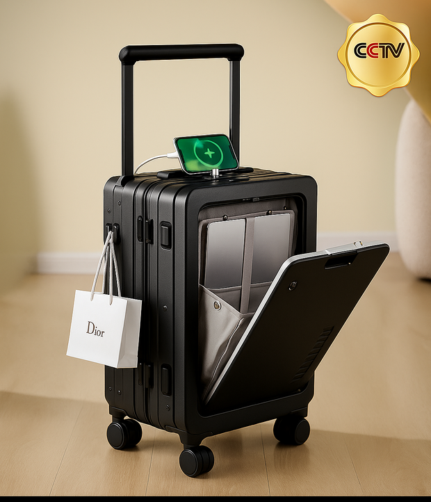 Totevibe Front-Opening Spinner Suitcase
