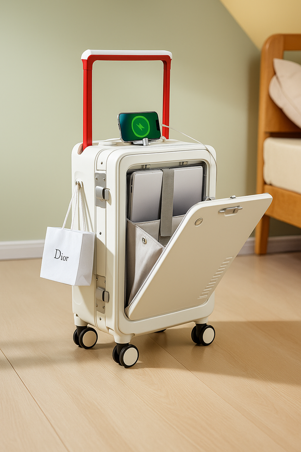 Totevibe Front-Opening Spinner Suitcase