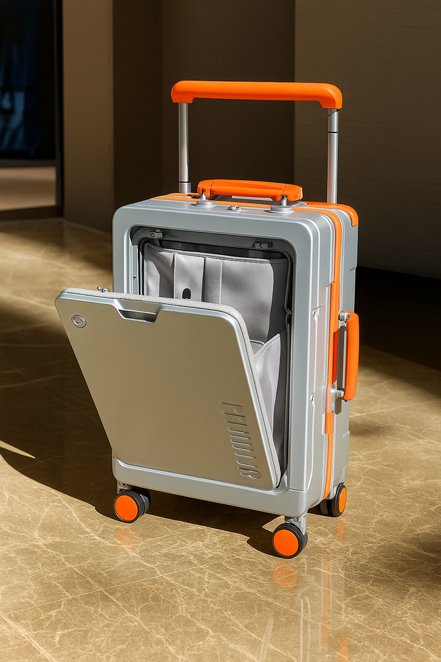 Totevibe Front-Opening Spinner Suitcase