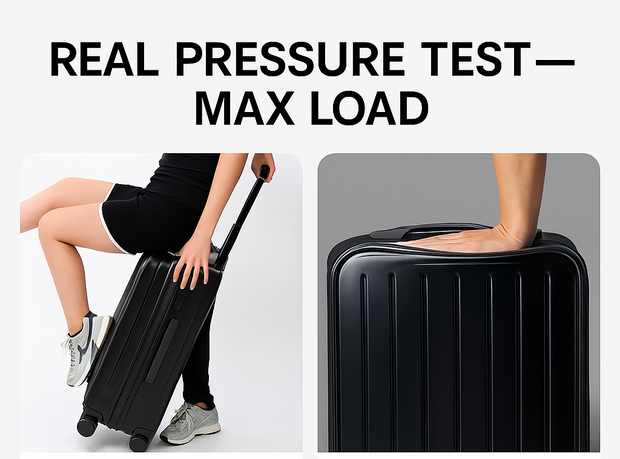 Front-Opening Frame Spinner Luggage 20″ & 24″ Totevibe
