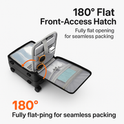 Front-Opening Frame Spinner Luggage 20″ & 24″ Totevibe