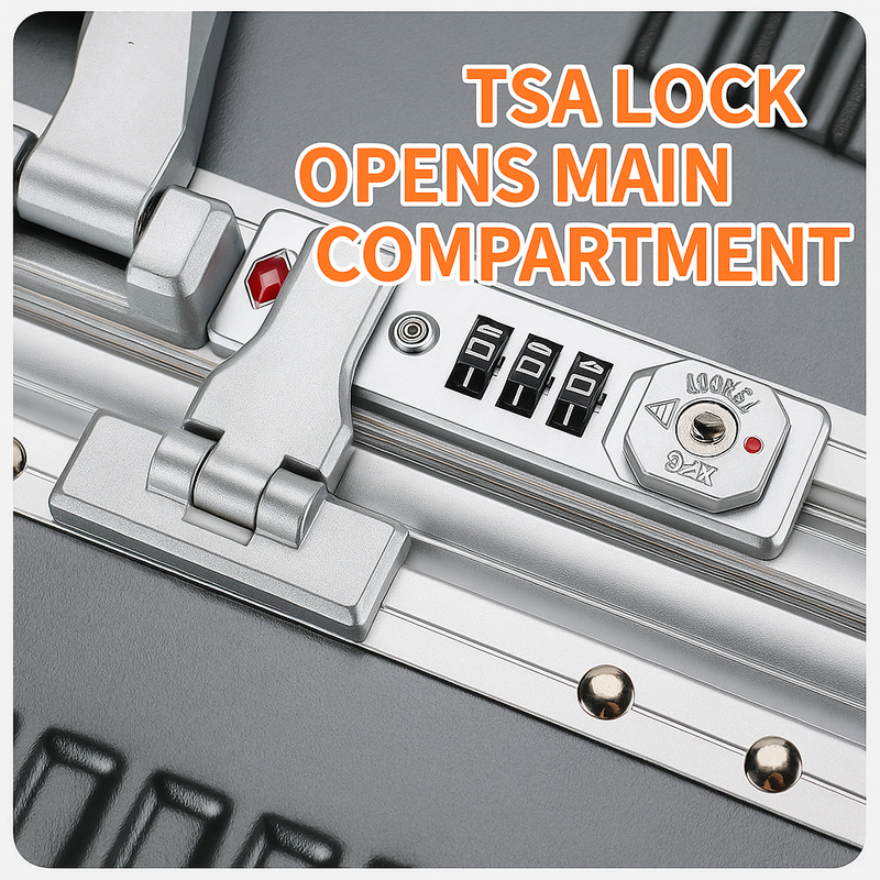 TSA Lock & Aluminum Frame