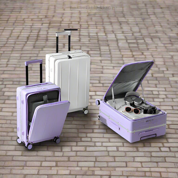 Front-Opening Frame Spinner Luggage 20″ & 24″ Totevibe