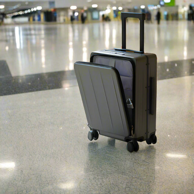 Front-Opening Frame Spinner Luggage 20″ & 24″ Totevibe