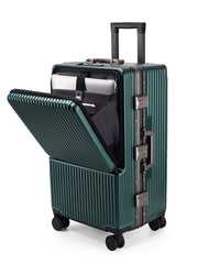 Aluminum Business Carry-On with USB & Dual Front Access