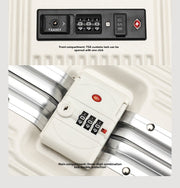 Aluminum Frame Carry-On with USB & Cup Holder
