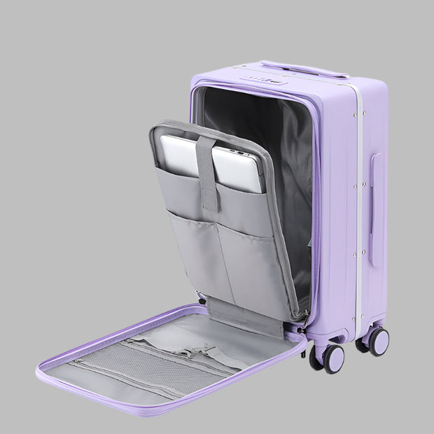 Front-Opening Frame Spinner Luggage 20″ & 24″ Totevibe