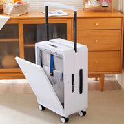 Front-Opening Cabin Suitcase with USB