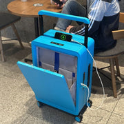 Front-Opening Cabin Suitcase with USB