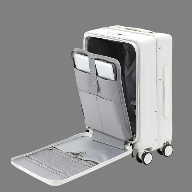 Front-Opening Frame Spinner Luggage 20″ & 24″ Totevibe
