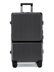 Aluminum Business Carry-On with USB & Dual Front Access