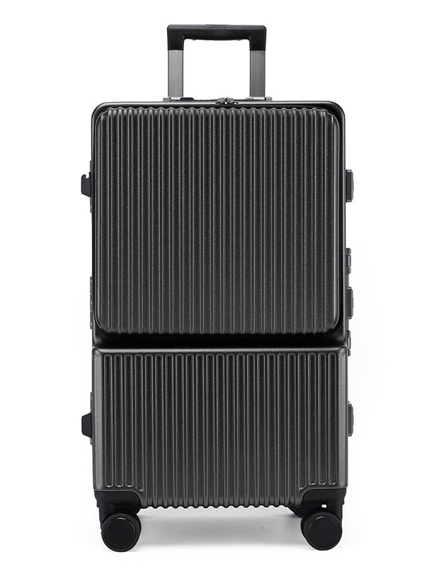 Aluminum Business Carry-On with USB & Dual Front Access