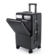 Aluminum Business Carry-On with USB & Dual Front Access