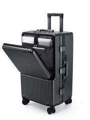Aluminum Business Carry-On with USB & Dual Front Access