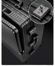 Aluminum Business Carry-On with USB & Dual Front Access